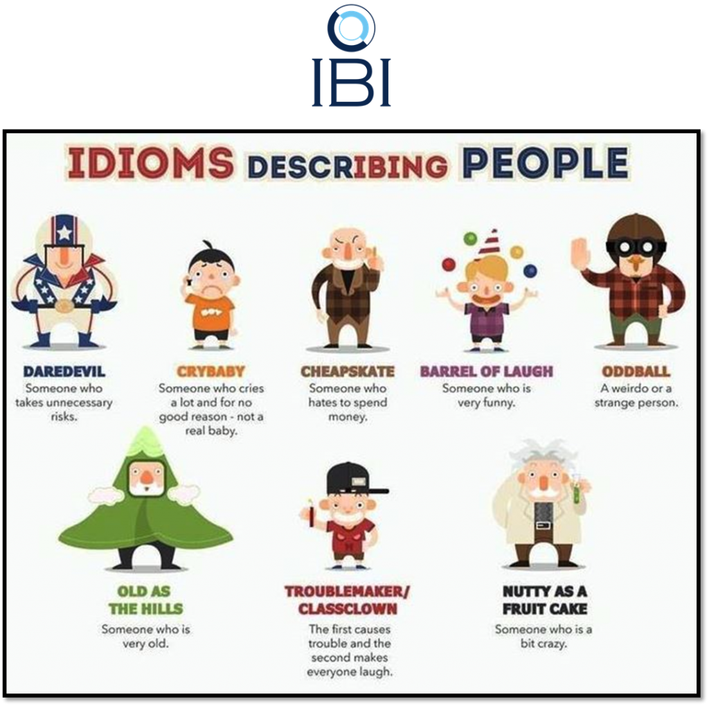 Describing people idioms - IBI